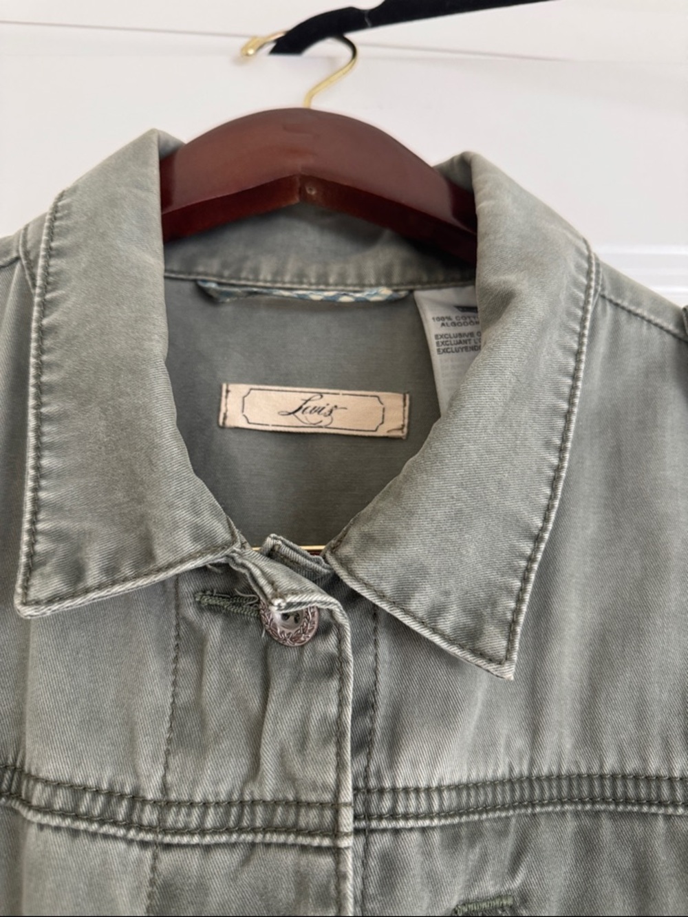 Levi's Sage Green Utility Jacket with Drawstring Waist - Picture 5 of 7